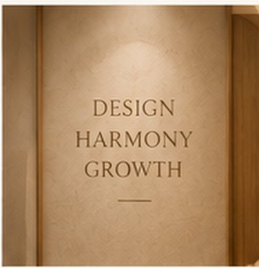 Framed wall panel in a warm interior