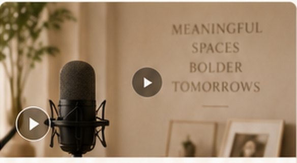 Studio microphone in a warm room