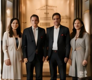 Team at a design event