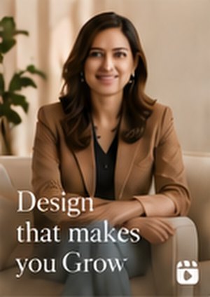 Alisha standing beside a chair